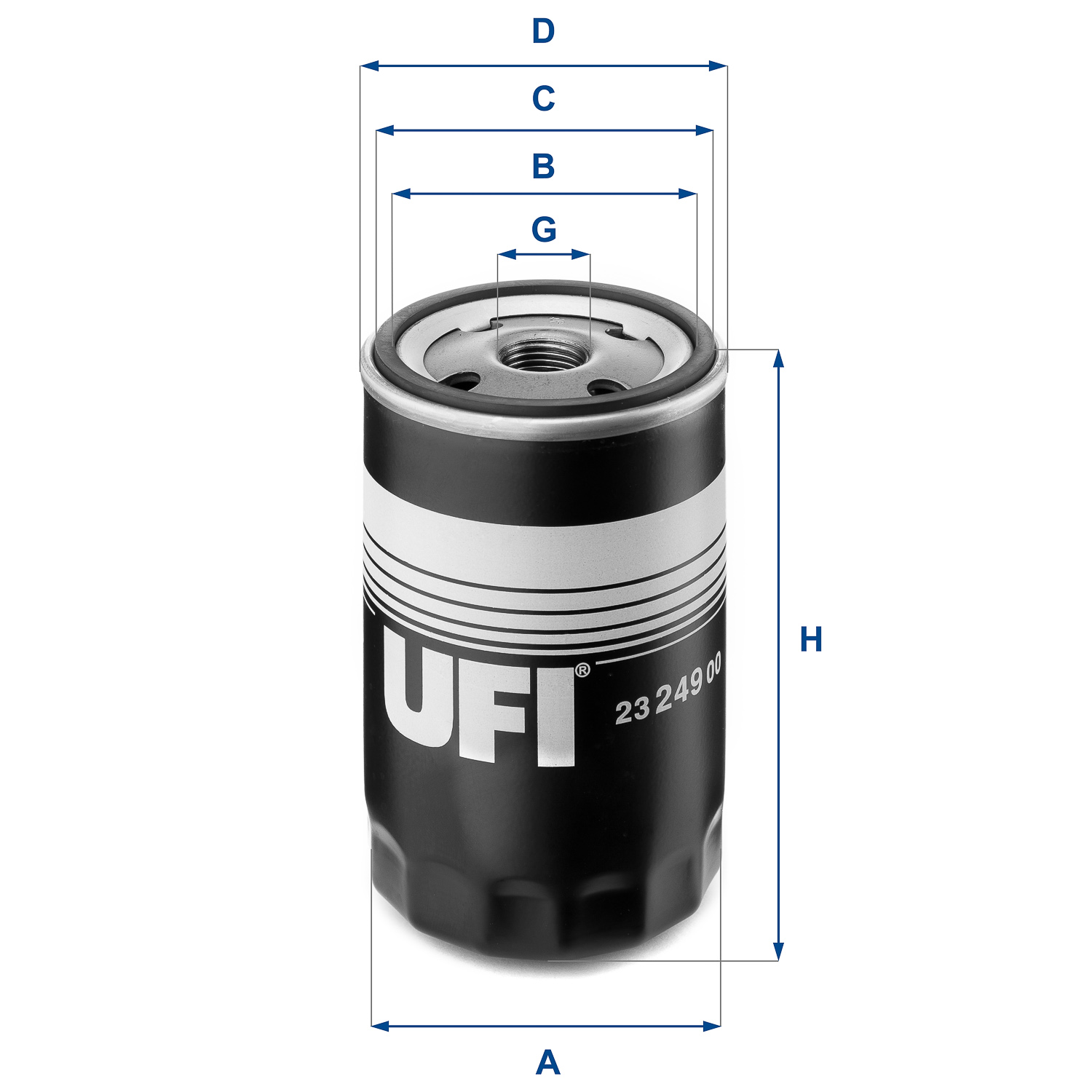 Oliefilter UFI 23.249.00