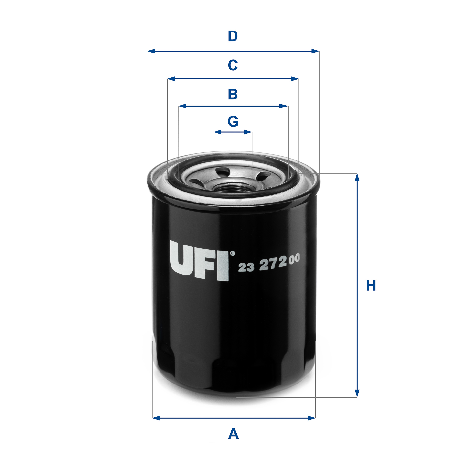 Oliefilter UFI 23.272.00