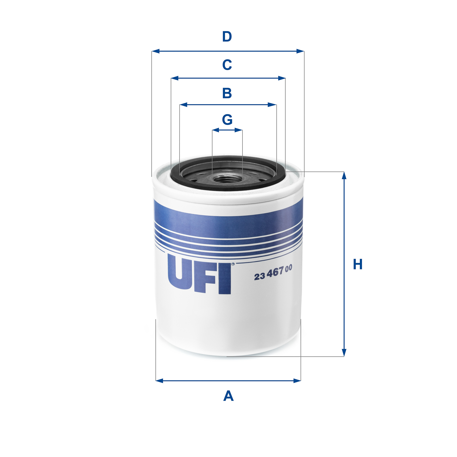 Filter/oliezeef automaatbak UFI 23.467.00