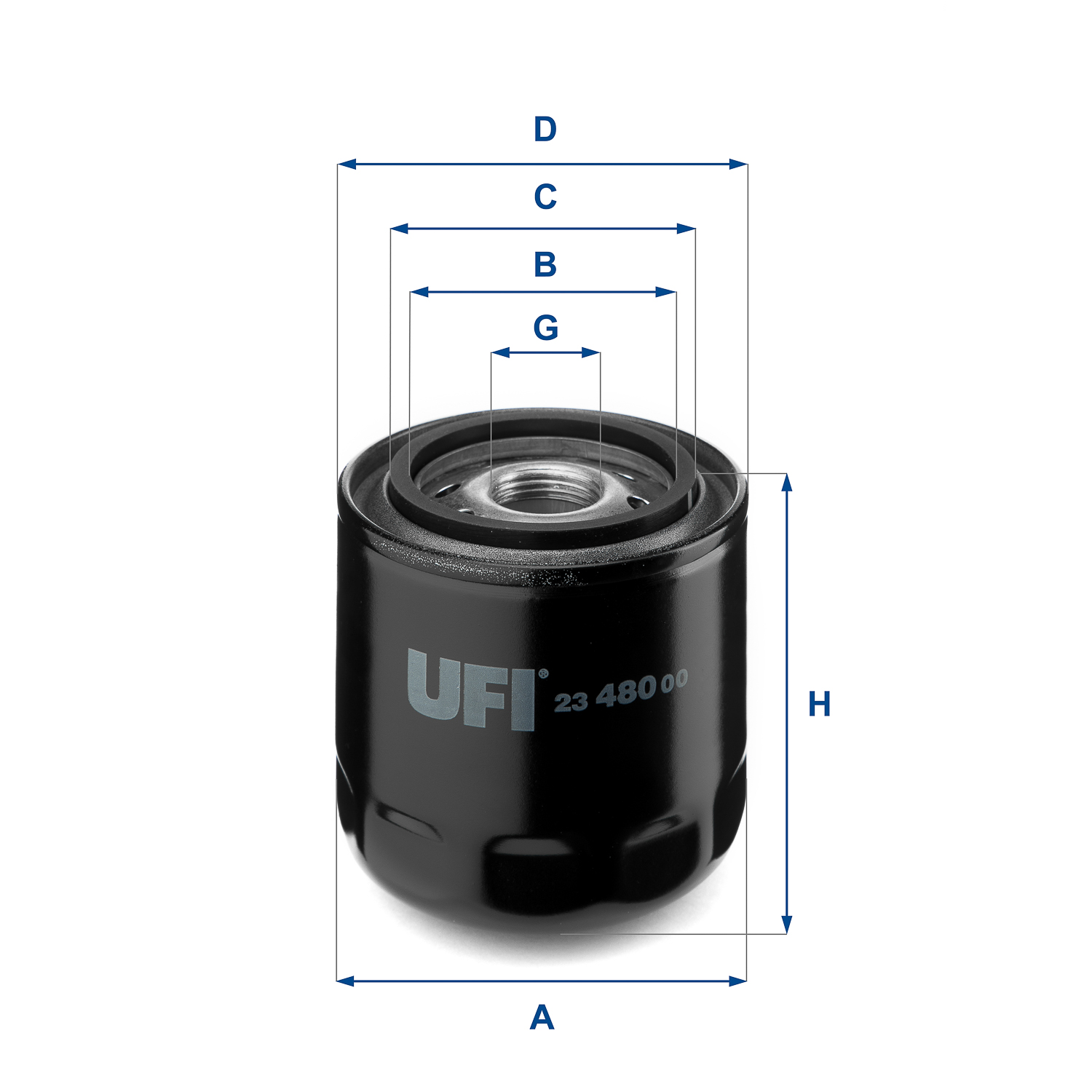 Oliefilter UFI 23.480.00