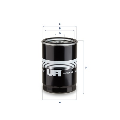 Oliefilter UFI 23.698.00