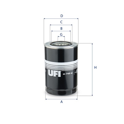 Oliefilter UFI 23.745.00