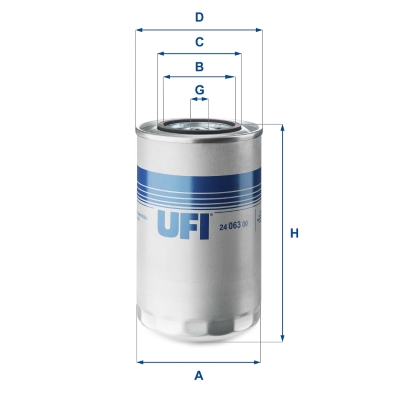 Brandstoffilter UFI 24.063.00