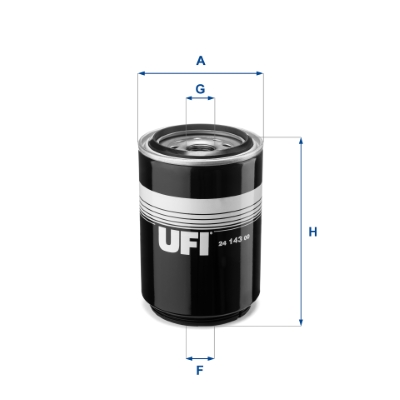 Brandstoffilter UFI 24.143.00