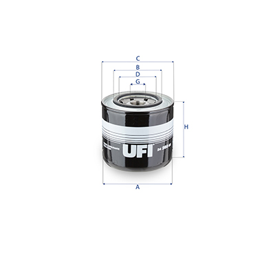 Brandstoffilter UFI 24.260.00