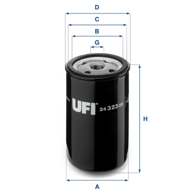 Brandstoffilter UFI 24.323.00