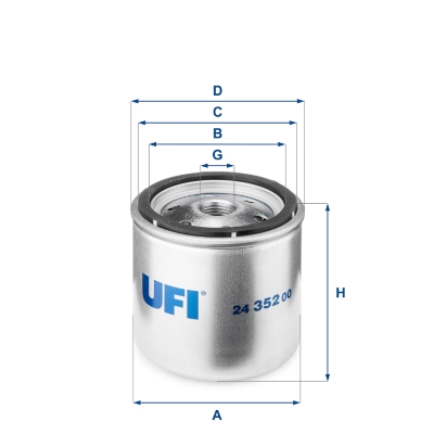 Brandstoffilter UFI 24.352.00