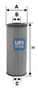 Oliefilter UFI 25.124.00