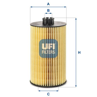 Filter/oliezeef automaatbak UFI 25.245.00