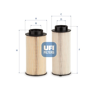 Brandstoffilter UFI 26.147.00