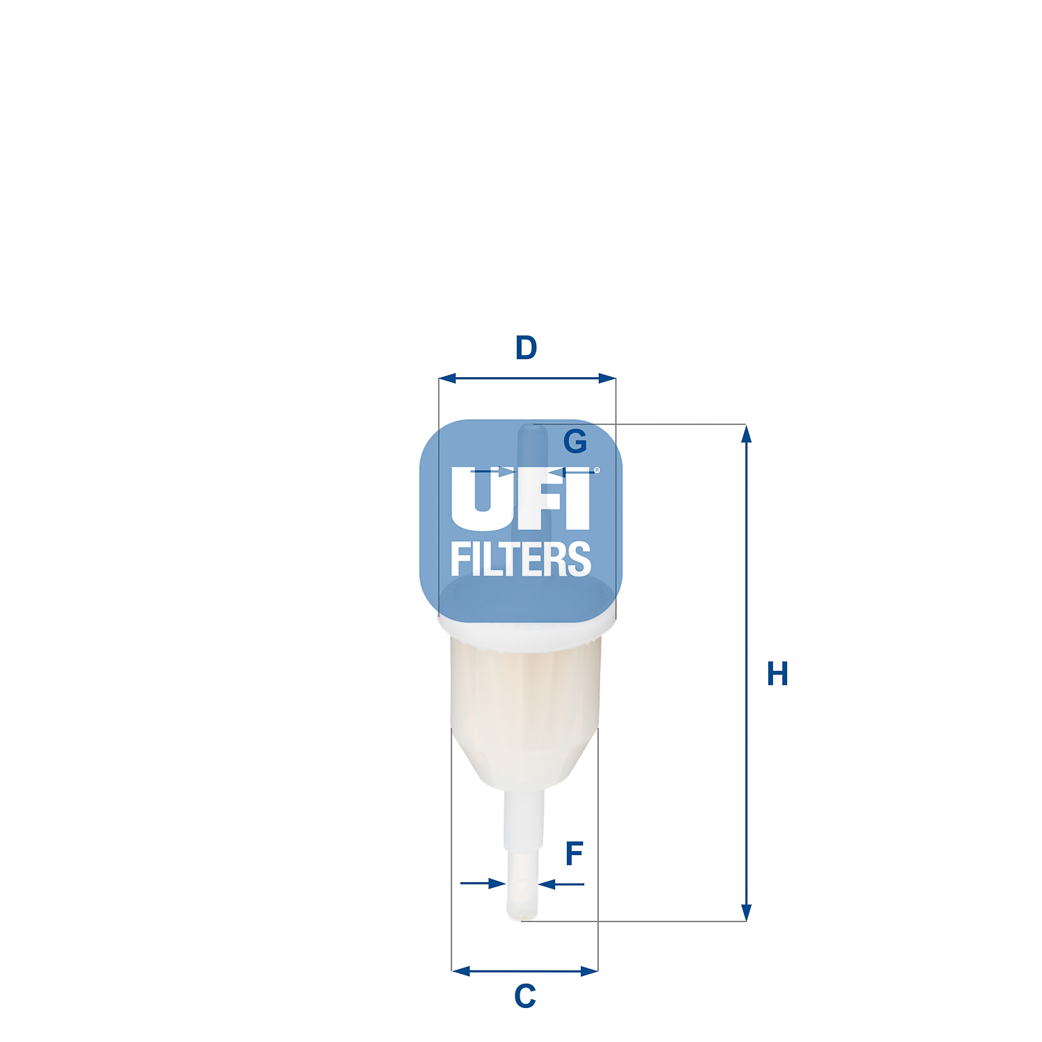 Brandstoffilter UFI 31.009.00