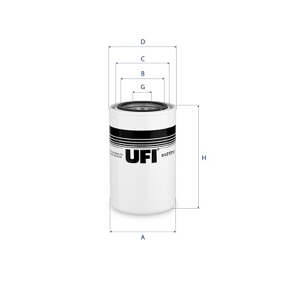 Hydrauliekfilter UFI 80.017.00