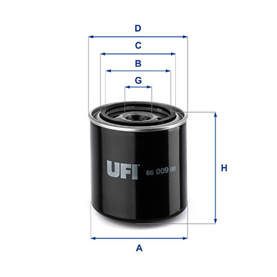 Hydrauliekfilter UFI 86.009.00