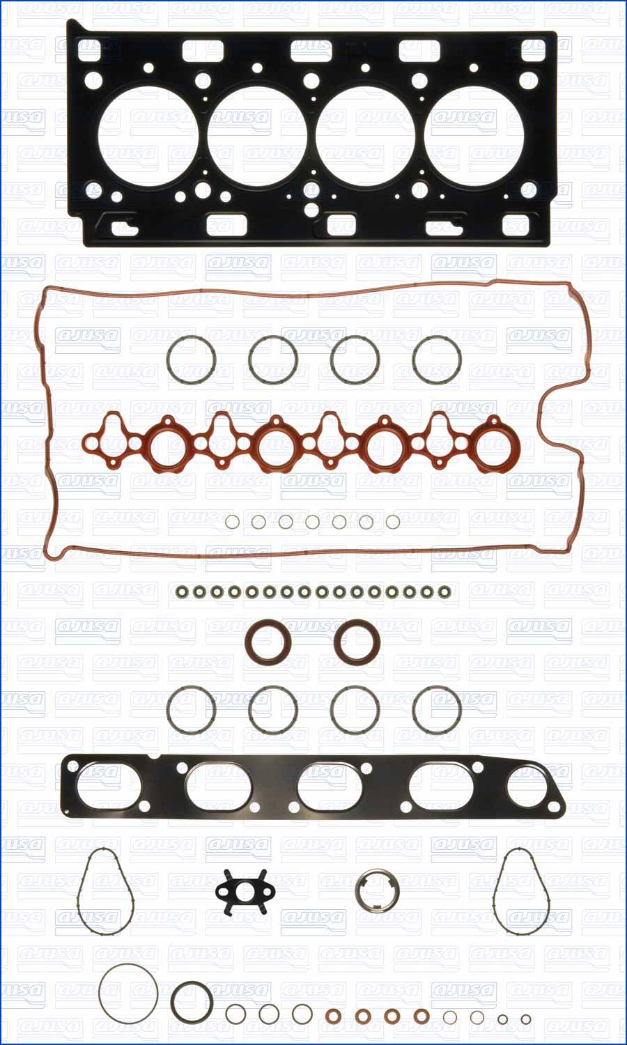 Cilinderkop pakking set/kopset Ajusa 52204100