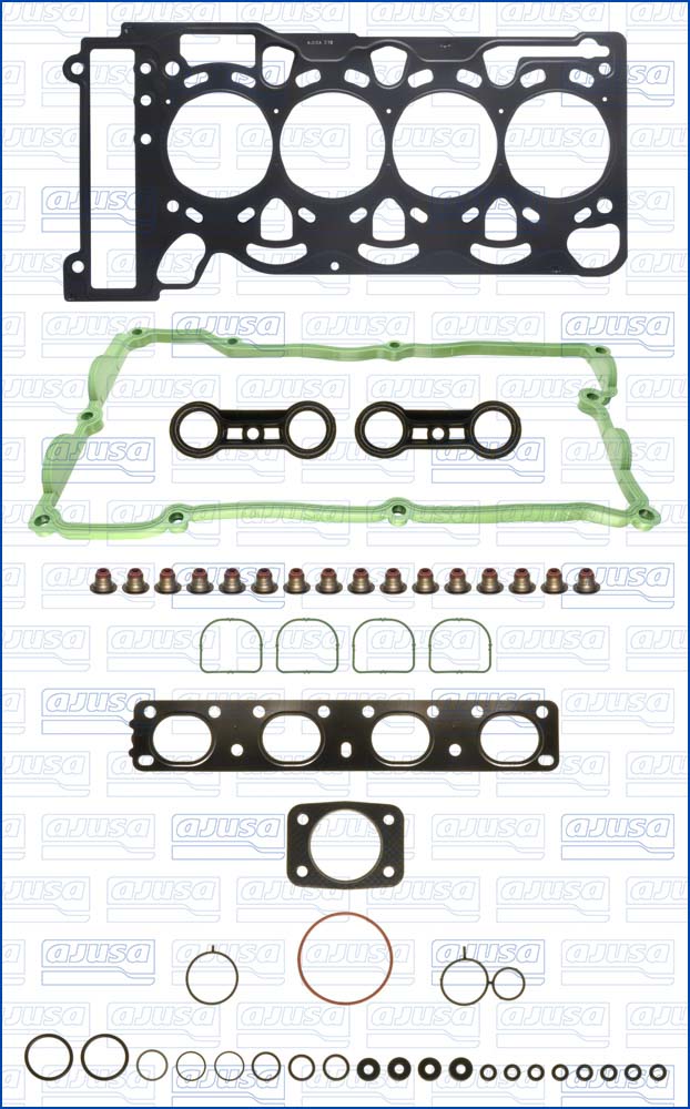 Cilinderkop pakking set/kopset Ajusa 52234300