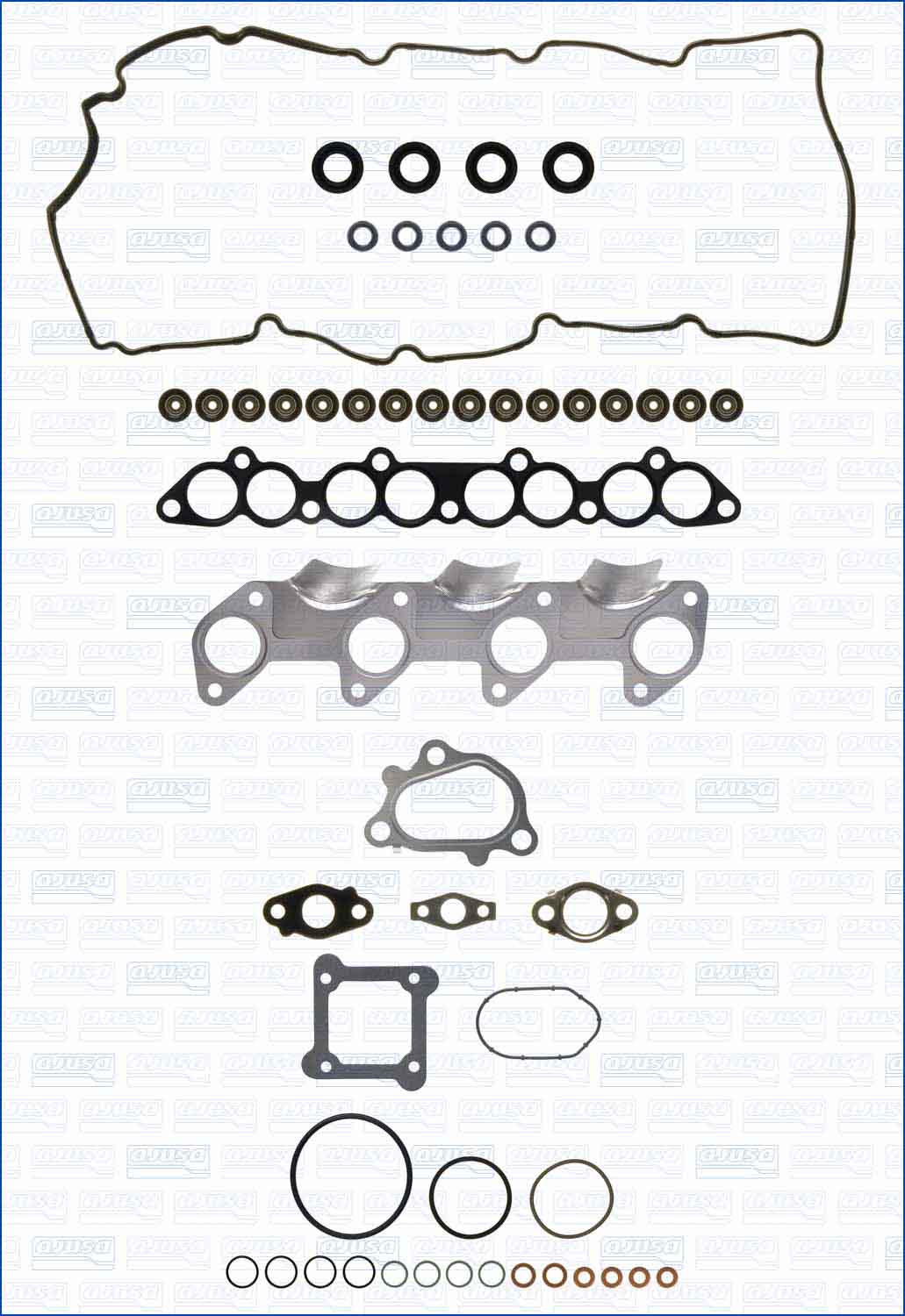 Cilinderkop pakking set/kopset Ajusa 53100500