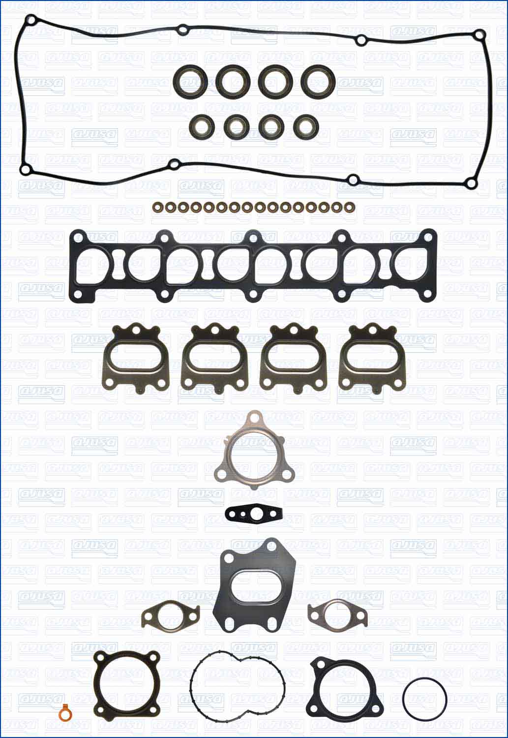 Cilinderkop pakking set/kopset Ajusa 53101400