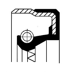 Differentieel keerring Corteco 01019463B