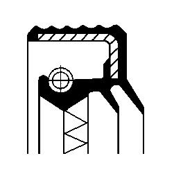 Wielnaaf keerring Corteco 01035692B