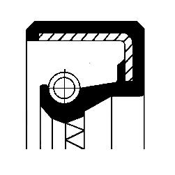 Differentieel keerring Corteco 20018033B