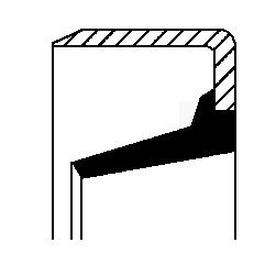 Dichtring fuseepen Corteco 12016655B