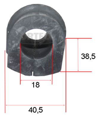 Stabilisatorstang rubber Corteco 49367525