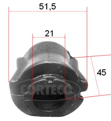 Stabilisatorstang rubber Corteco 49371817