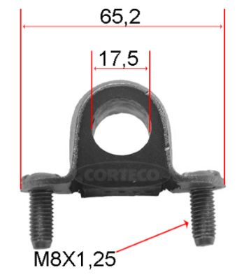 Stabilisatorstang rubber Corteco 80000017