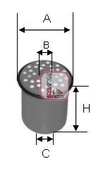 Brandstoffilter Sofima S 0911 NC