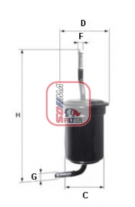 Brandstoffilter Sofima S 1517 B