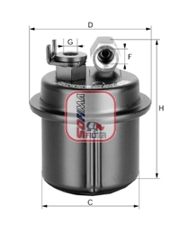 Brandstoffilter Sofima S 1535 B