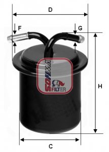 Brandstoffilter Sofima S 1541 B