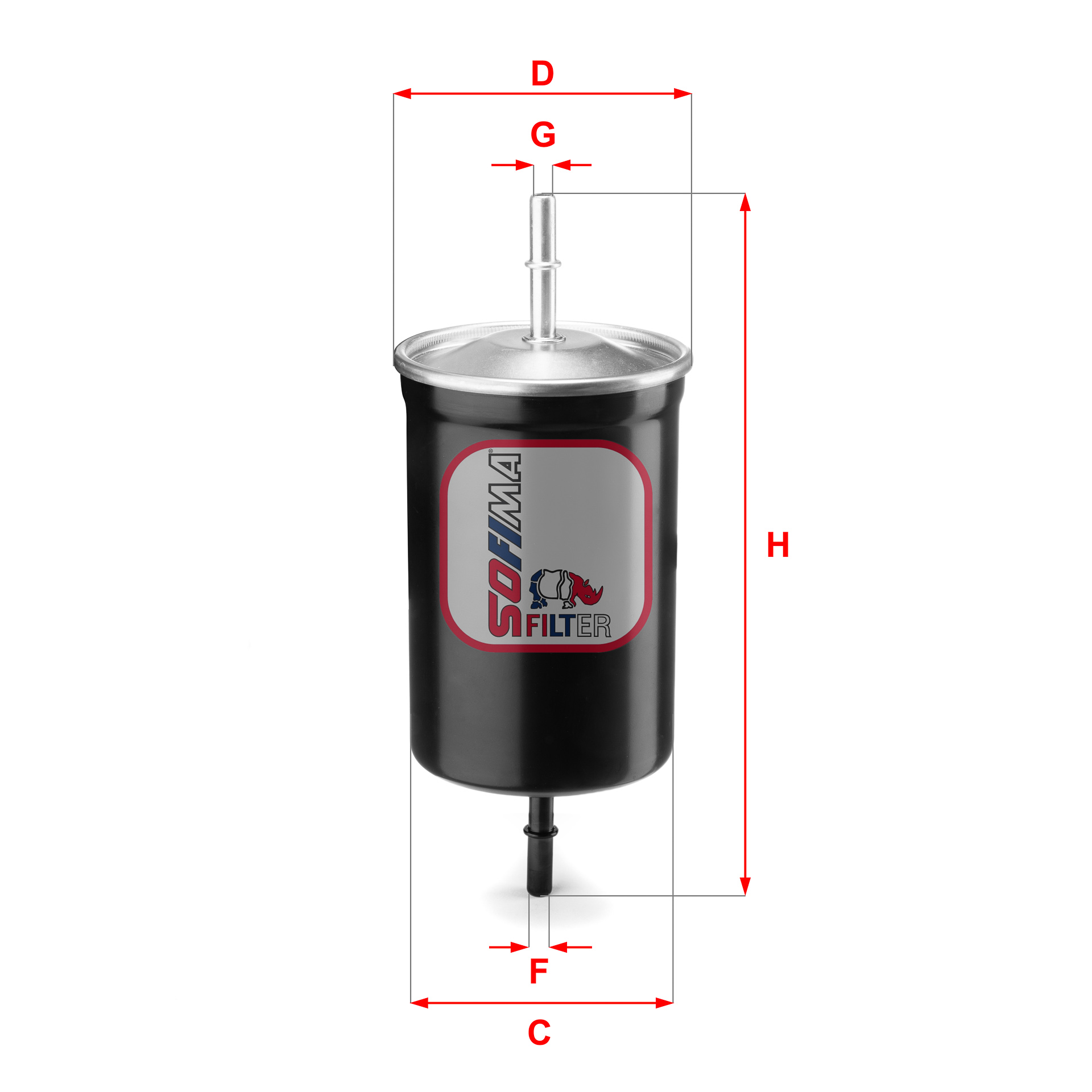 Brandstoffilter Sofima S 1747 B