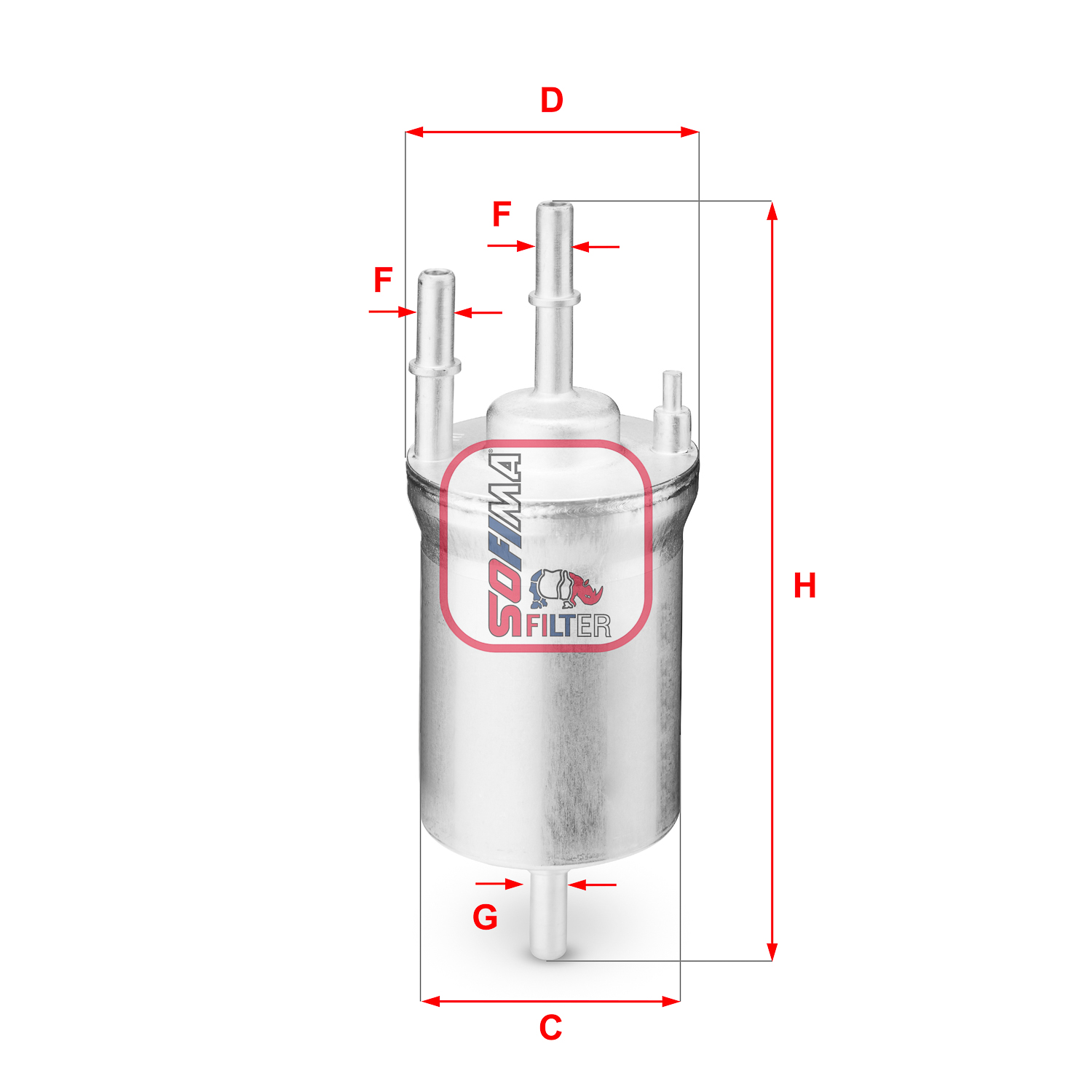 Brandstoffilter Sofima S 1833 B