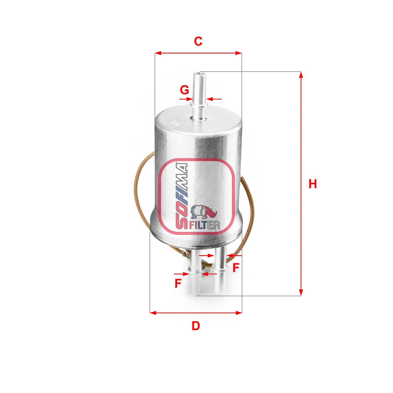 Brandstoffilter Sofima S 1853 B