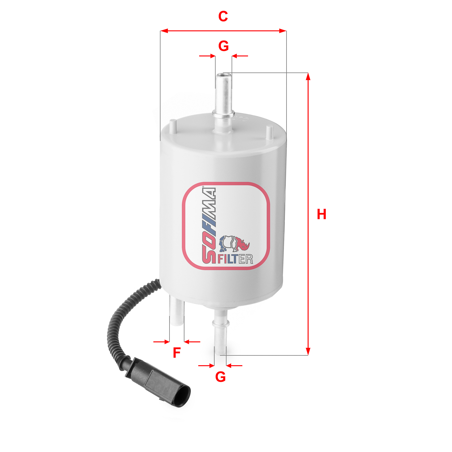 Brandstoffilter Sofima S 1861 B