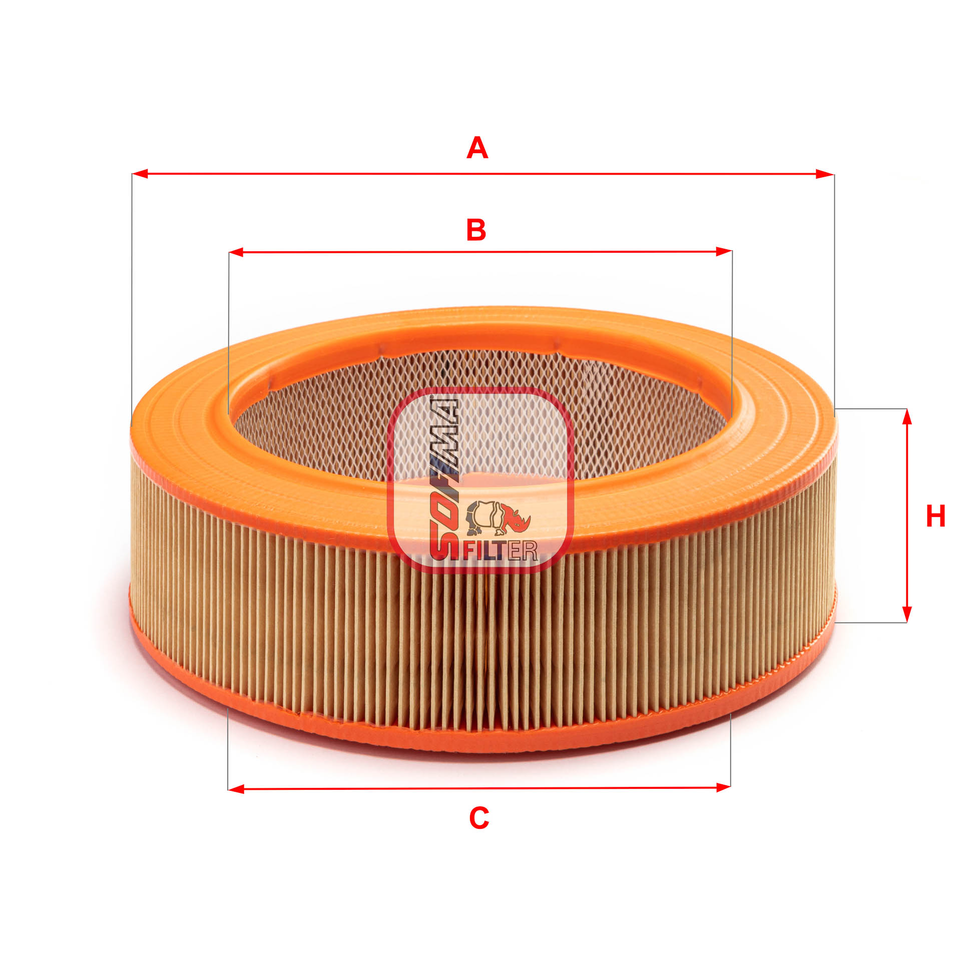 Luchtfilter Sofima S 2810 A