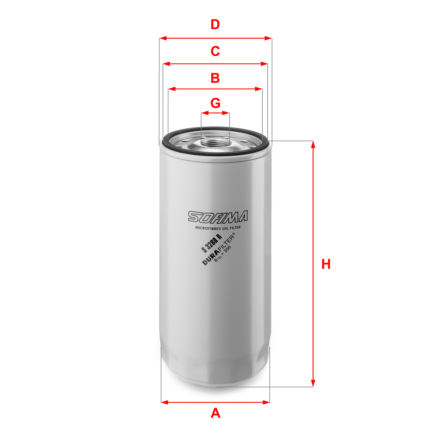 Oliefilter Sofima S 3288 R