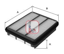 Luchtfilter Sofima S 3335 A