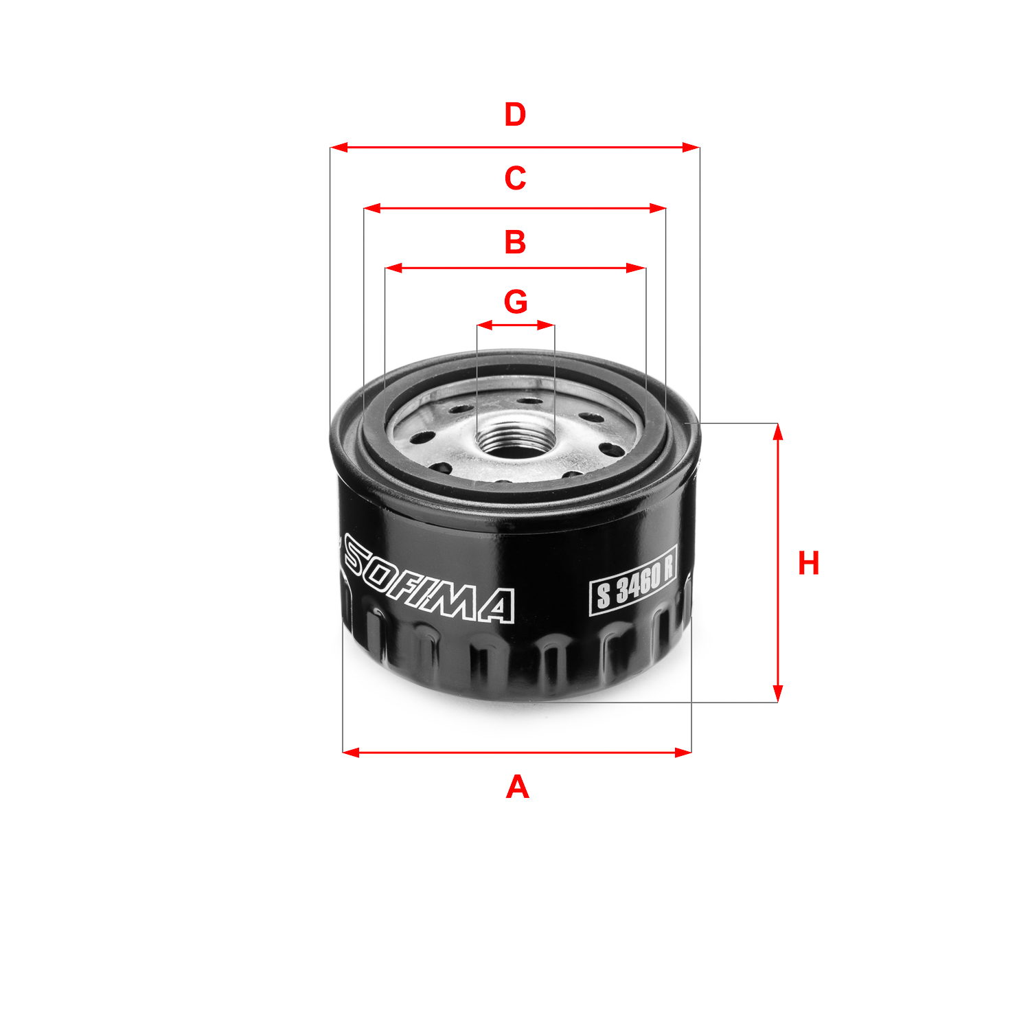 Oliefilter Sofima S 3460 R