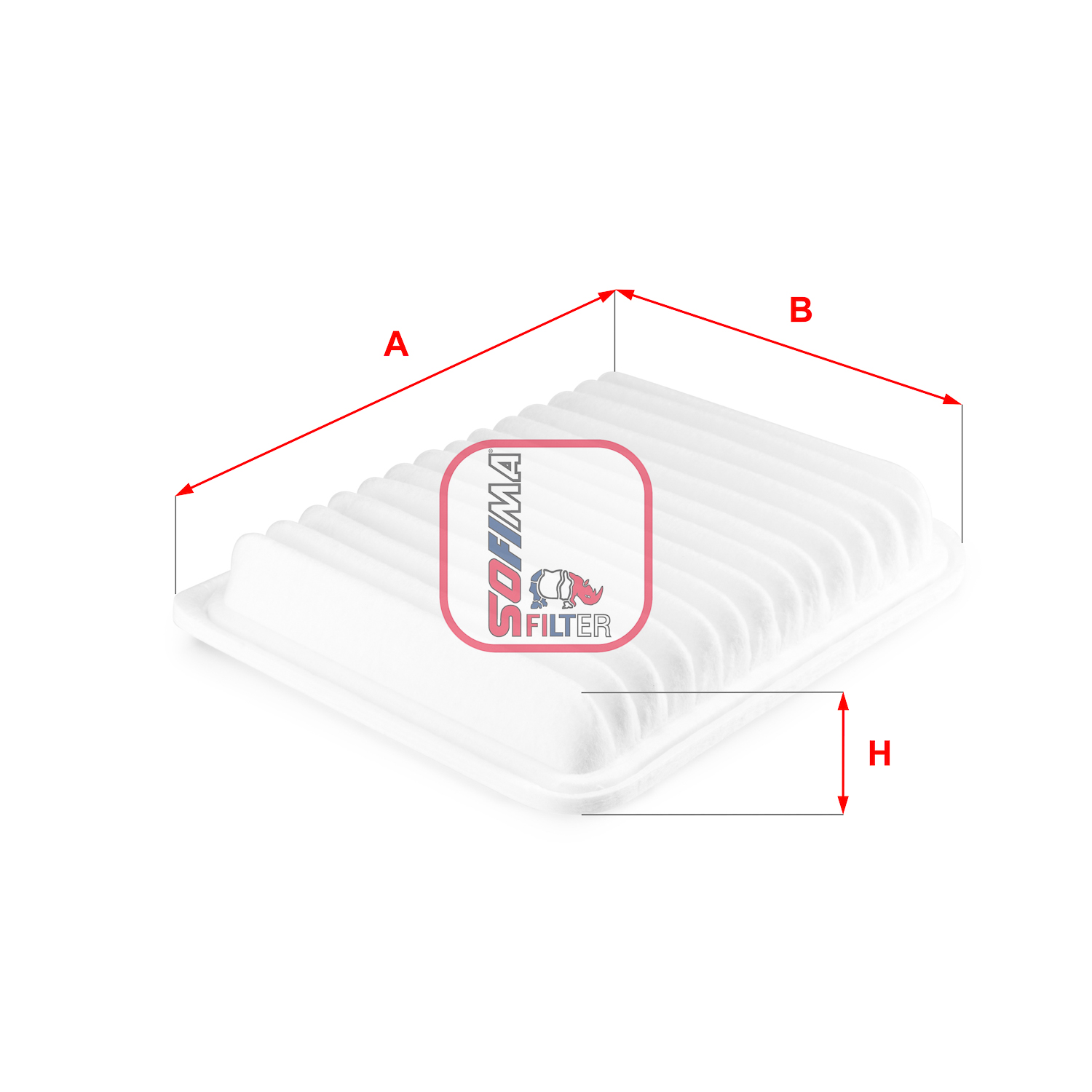 Luchtfilter Sofima S 3709 A