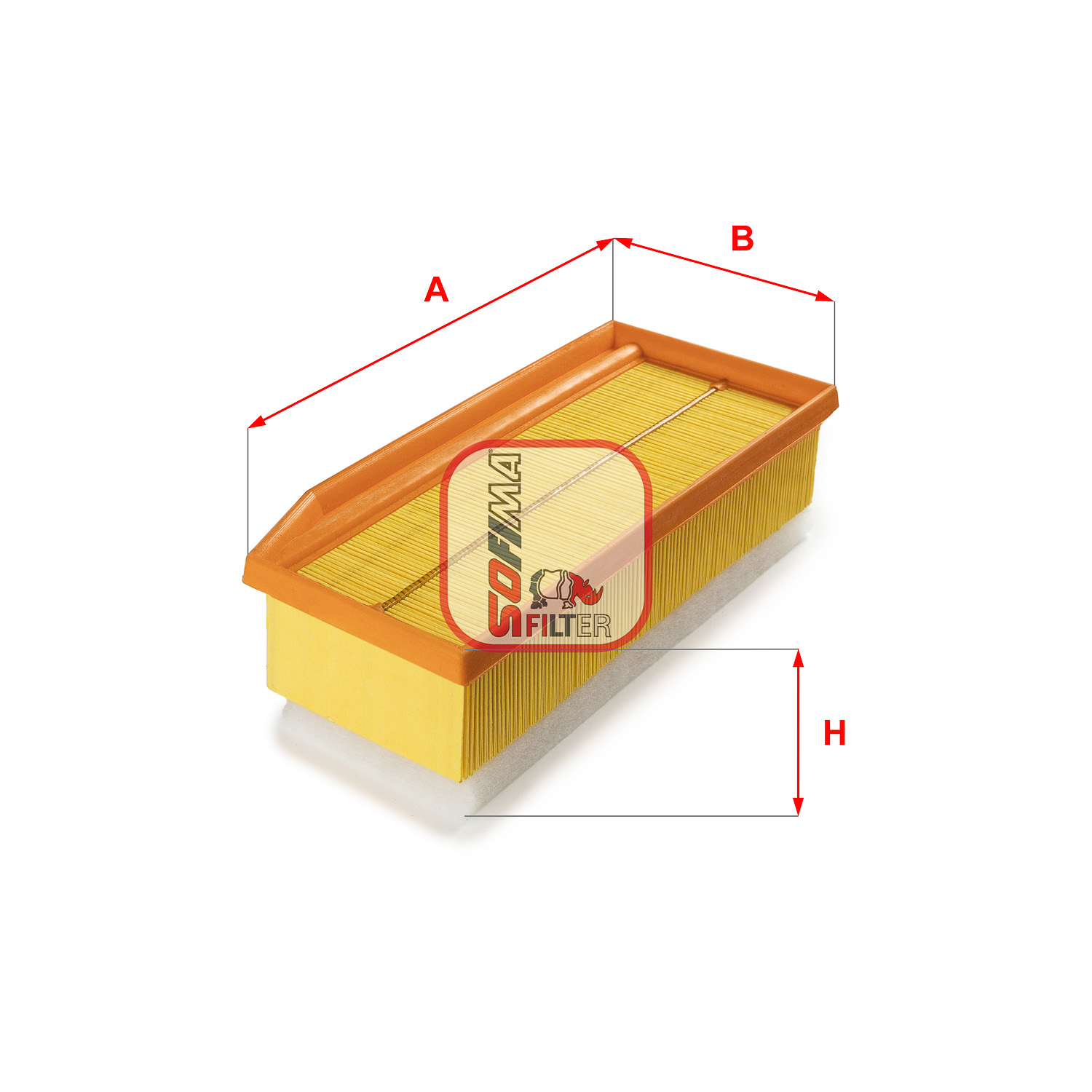Luchtfilter Sofima S 3A16 A