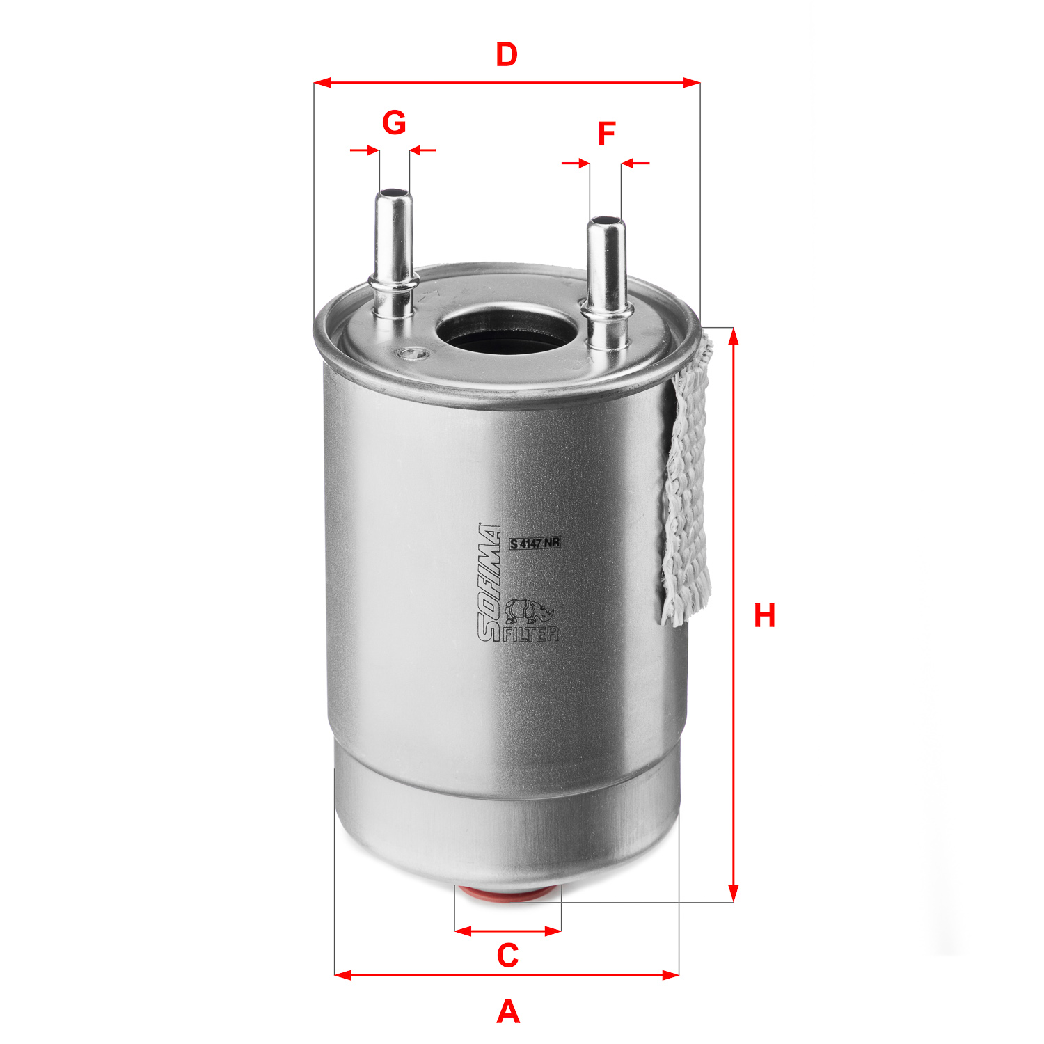 Brandstoffilter Sofima S 4147 NR