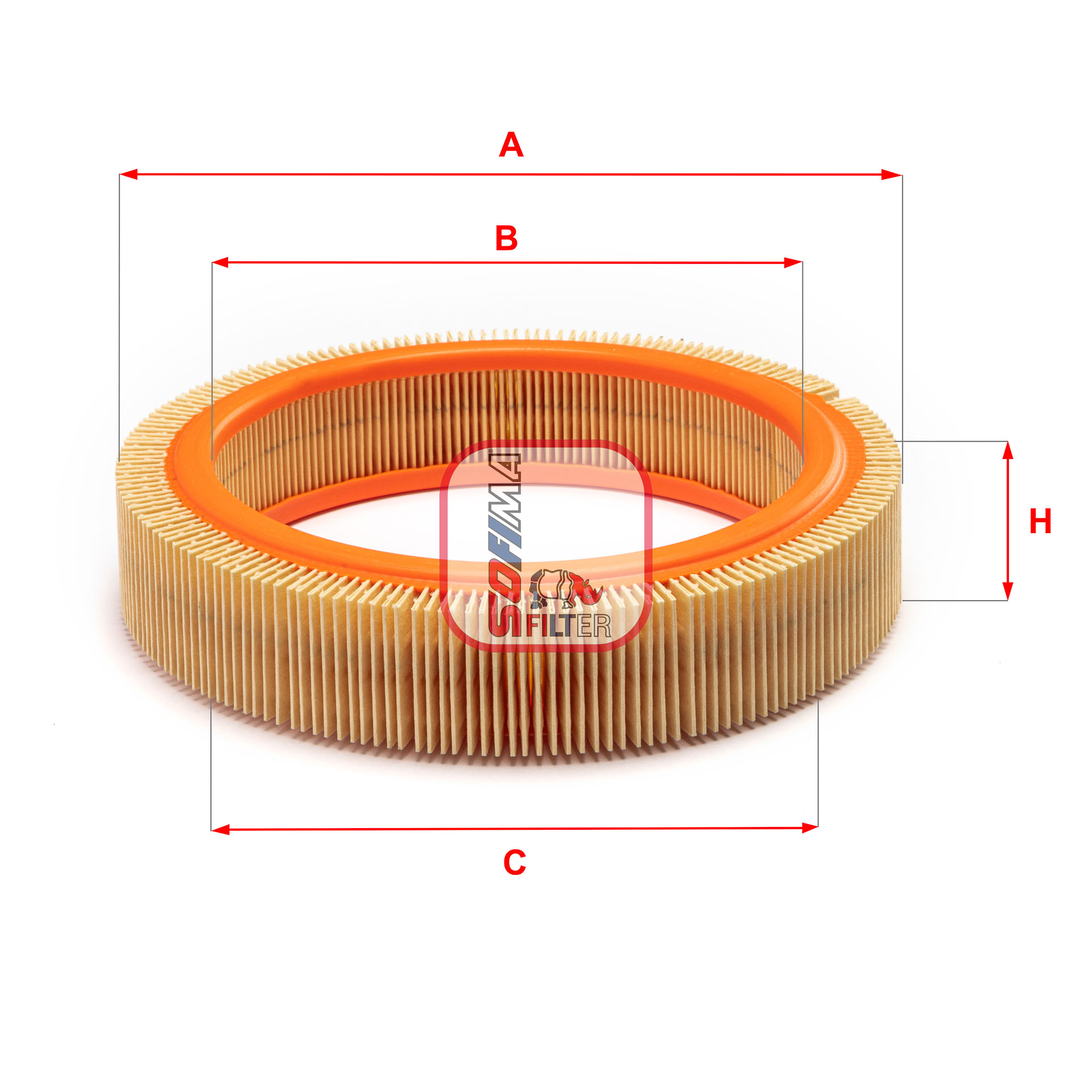 Luchtfilter Sofima S 4360 A