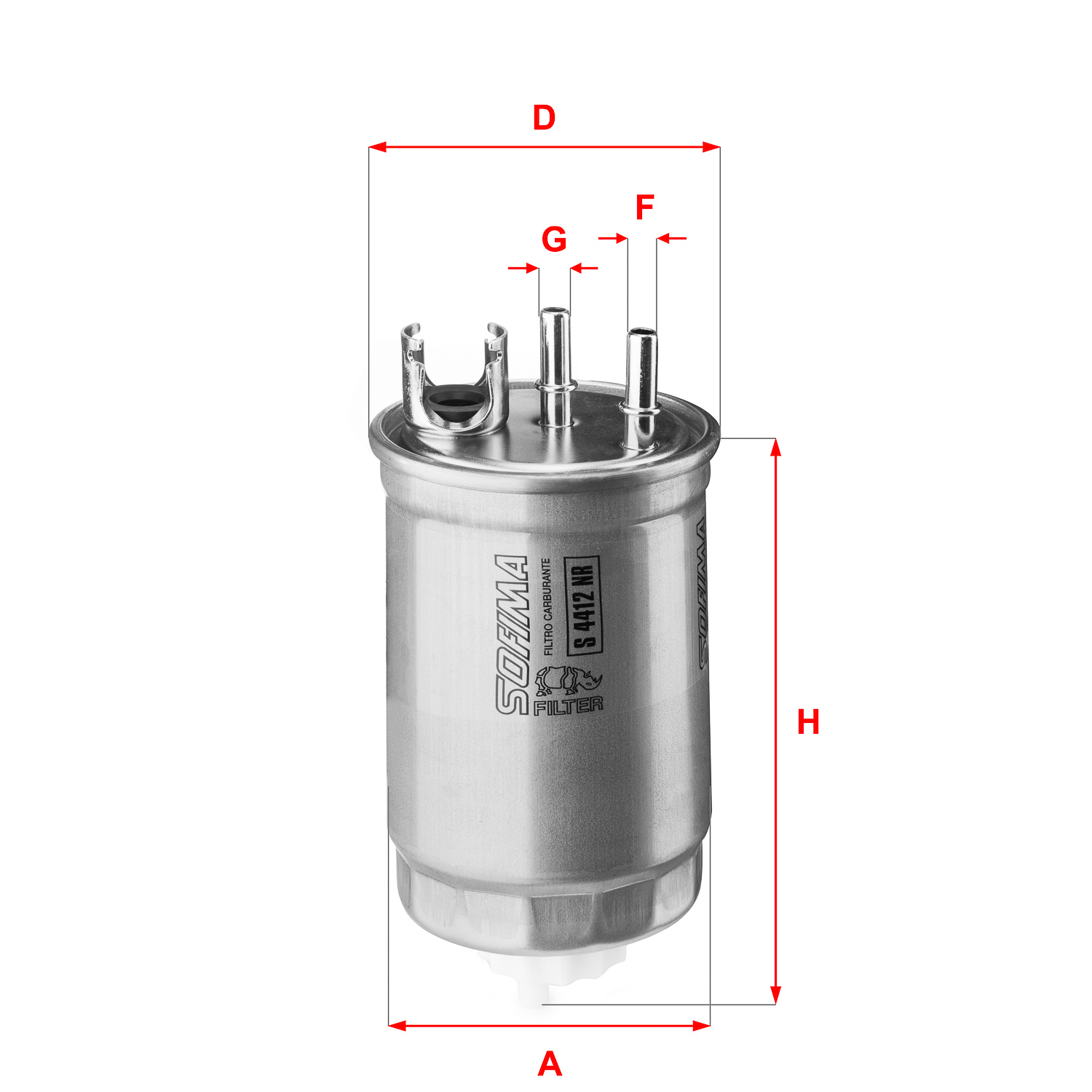 Brandstoffilter Sofima S 4412 NR