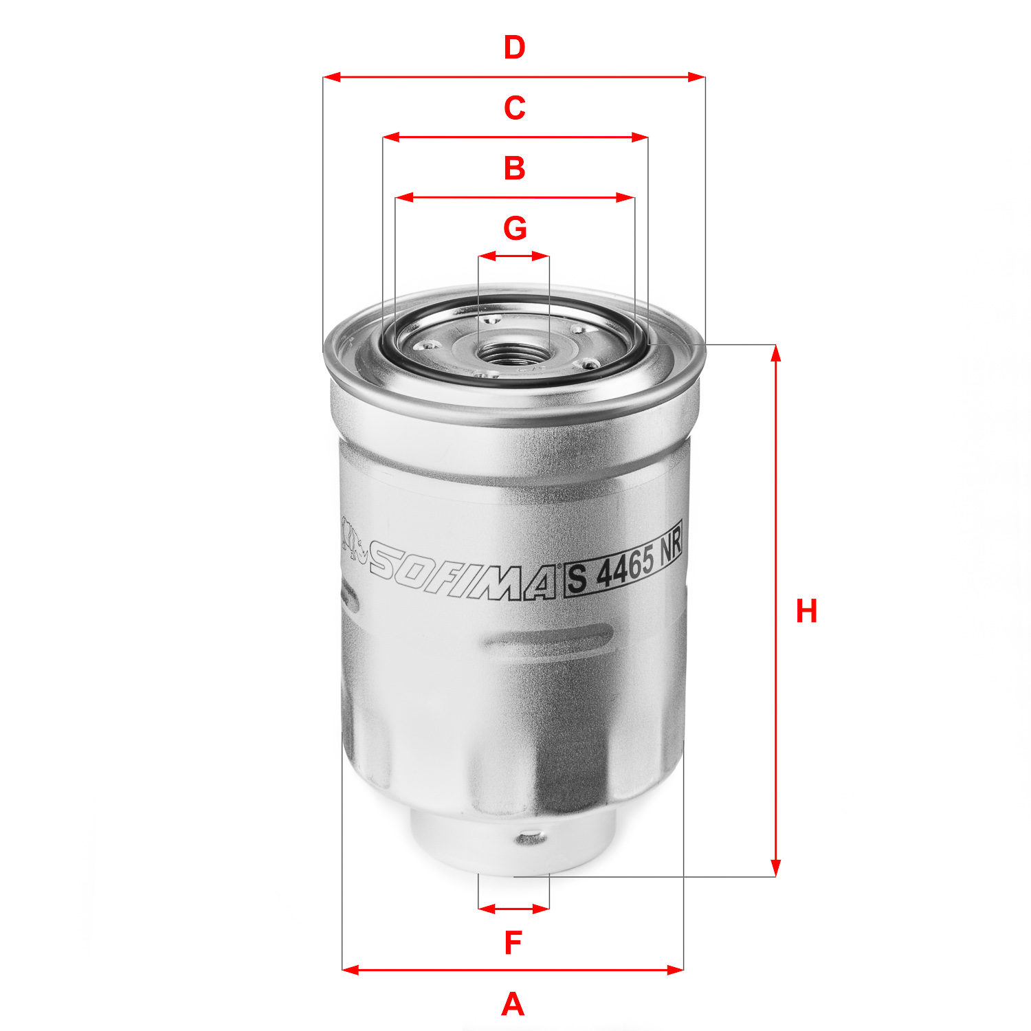 Brandstoffilter Sofima S 4465 NR