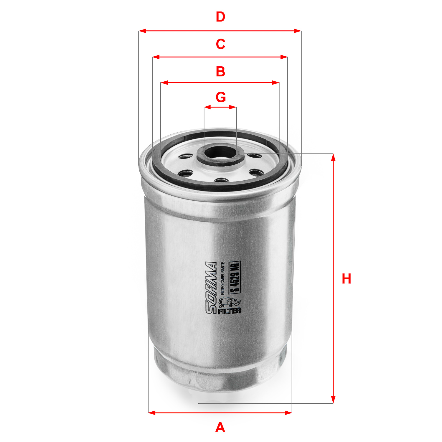 Brandstoffilter Sofima S 4529 NR