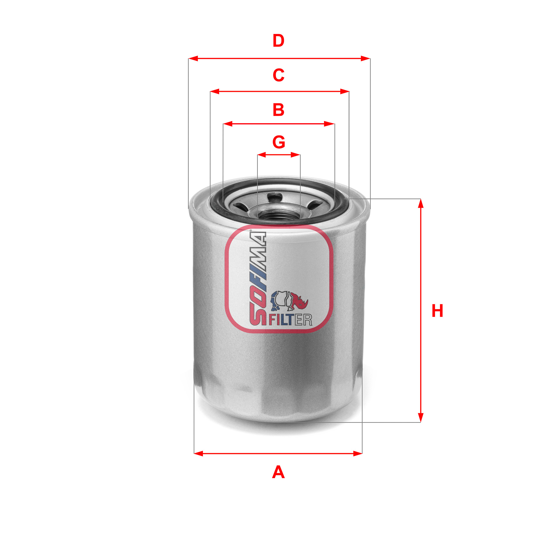 Oliefilter Sofima S 4900 R