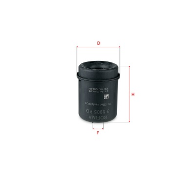 Filter/oliezeef automaatbak Sofima S 5905 PO