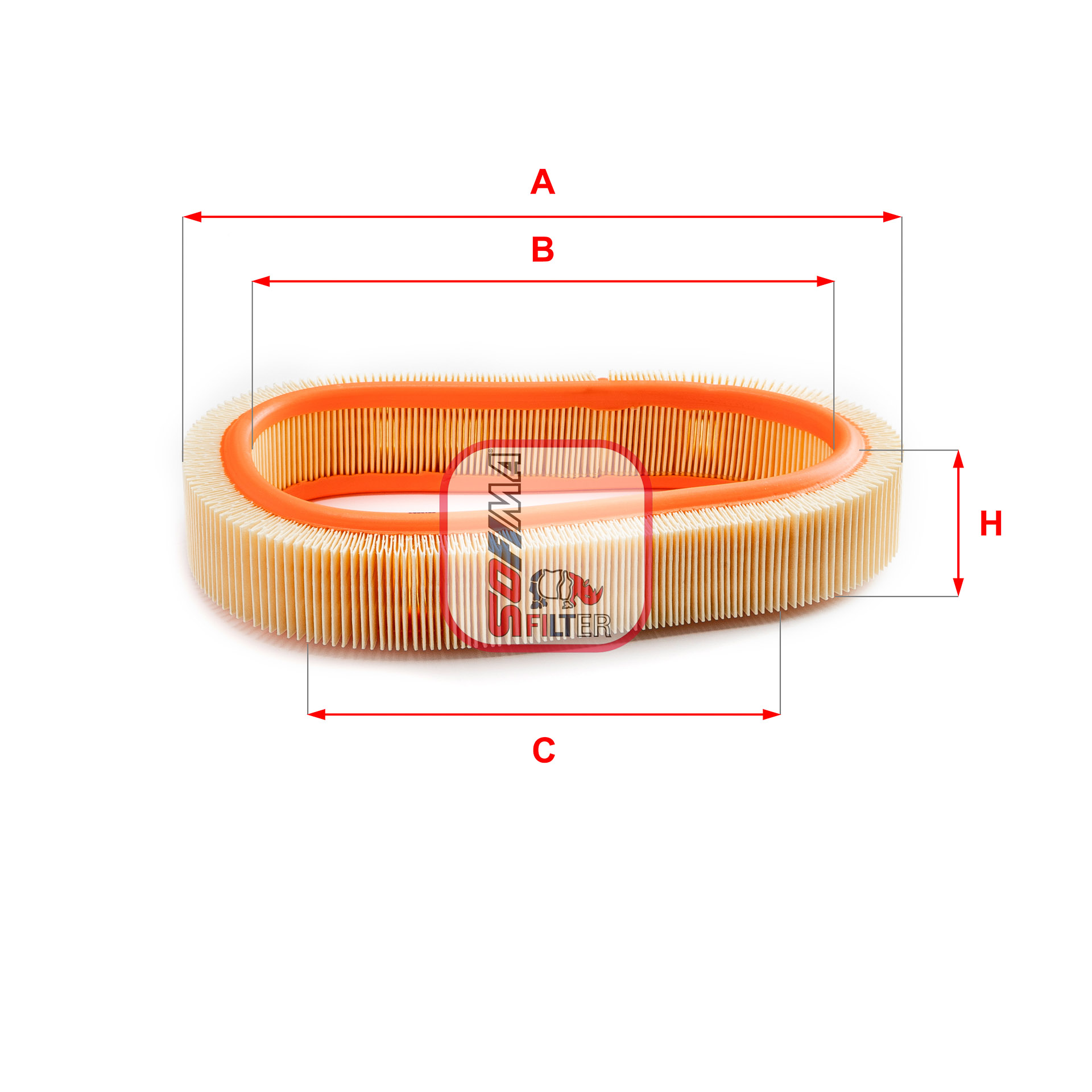 Luchtfilter Sofima S 6360 A